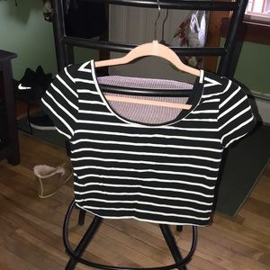 Crop top striped